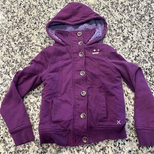 Hurley Purple Hooded Jacket 8